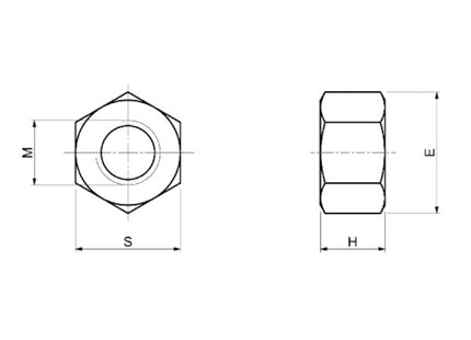 SPD DADO BASSO TORNITO IN ACCIAIO ART. S330