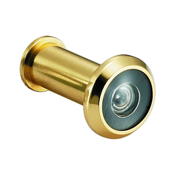 SPIONCINO PER PORTE TELESCOPICO DIAMETRO MM.16 REGOLABILE OTTONE LUCIDO