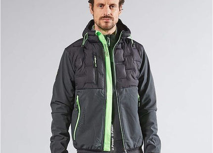 U-POWER GIACCA TECNICA SPOCK COLORE ASPHALT GREY