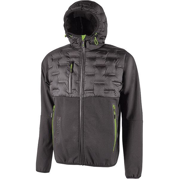 U-POWER GIACCA TECNICA SPOCK COLORE ASPHALT GREY