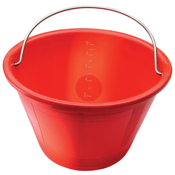 AUSTRALIAN SECCHIO PER MURATORE CON MANICO D.MM360 COLORE ROSSO