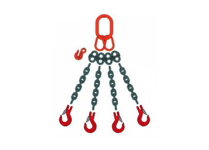 STROPS PENDENTE PER SOLLEVAMENTO CATENA 4 BRACCI DA MT0,5 PORTATA KG4250
