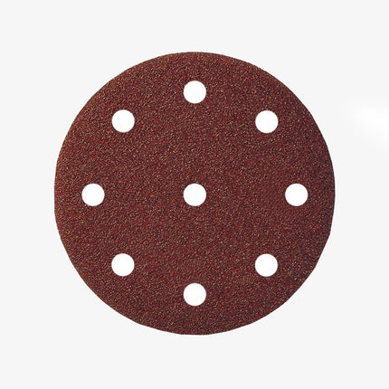 TAF DISCO VELCRATO IN CARTA ABRASIVA CORINDONE D.MM150 8+1 FORI GR 40