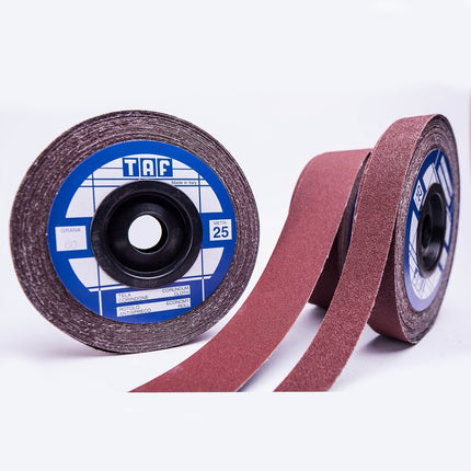 TAF TELA ABRASIVA IN ROTOLI AL CORINDONE MM50XMT25 GR120