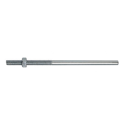 TECFI BARRA FILETTATA CON DADO ESAGONALE ZINCATA BIANCA M6X250/50