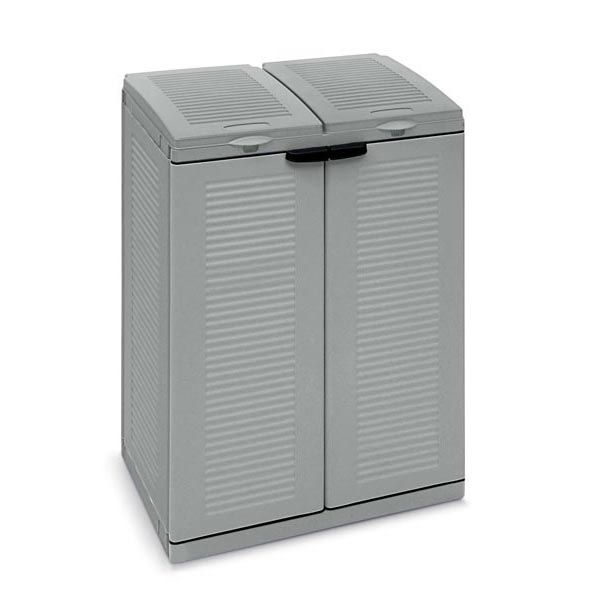 TERRY CONTENITORE RACCOLTA DIFFERENZIATA ECOLINE 2 GRIGIO 2X110 LT.