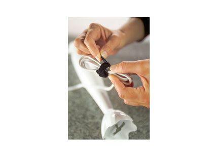 TESA NASTRO IN VELCRO FERMACAVI ATTACCA E STACCA ON&OFF MM10X5MT NERO