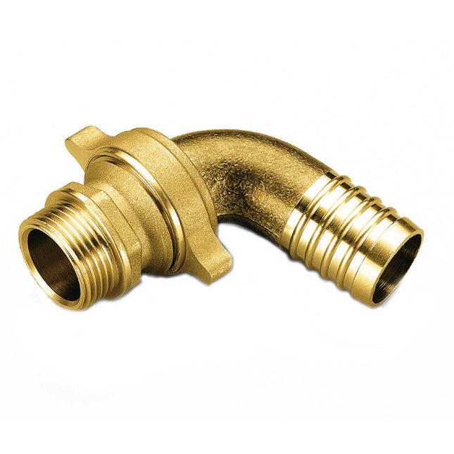 TMX RACCORDO IN OTTONE PORTAGOMMA CURVO IN 3 PEZZI