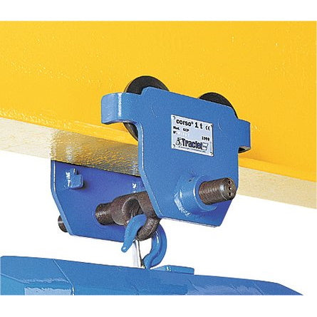 TRACTEL CARRELLO/CORSO PER PARANCHI TRASLAZIONE A SPINTA PORTATA KG500