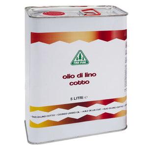 TRE PINI OLIO LINO COTTO LATTA DA LT 5