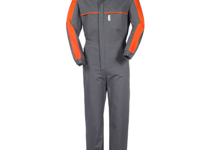 TUTA DA LAVORO MOD. AMSTERDAM COLORE GRIGIO/ARANCIO TG. L