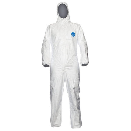 TUTA DI PROTEZIONE MONOUSO DUPONT MOD. TYVEK 500 XPERT BIANCA TG.3XL