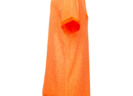 U-POWER T-SHIRT 100% COTONE MOD. FLUO COLORE ORANGE FLUO