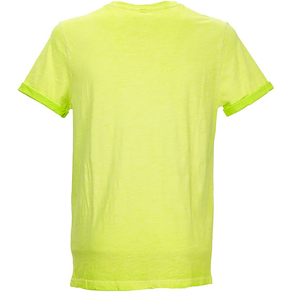 U-POWER T-SHIRT 100% COTONE MOD. FLUO COLORE YELLOW FLUO