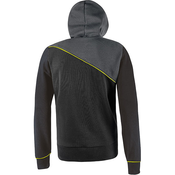 U-POWER FELPA CON CAPPUCCIO JUPITER COLORE BLACK CARBON