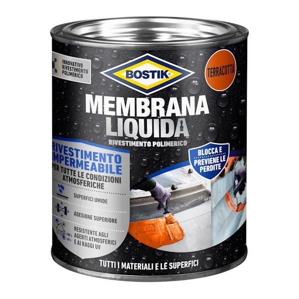UHU BOSTIK MEMBRANA LIQUIDA RIVESTIMENTO POLIMERICO DA KG1