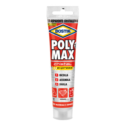 UHU BOSTIK POLY MAX CRISTAL EXPRESS SIGILLANTE/ADESIVO TUBO GR115