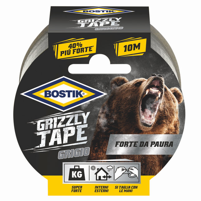 UHU BOSTIK GRIZZLY TAPE NASTRO TELATO IN PE ESTRUSO MM50X10MT
