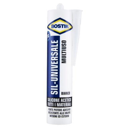 UHU BOSTIK SIL-UNIVERSALE SILICONE ACETICO TRASPARENTE CARTUCCIA ML280