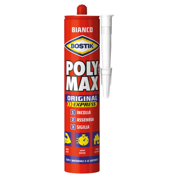 UHU BOSTIK POLY MAX ORIGINAL EXPRESS BIANCO CARTUCCIA GR425