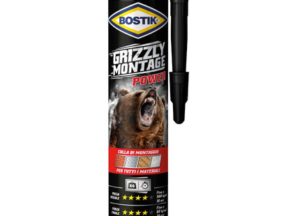 UHU BOSTIK GRIZZLY MONTAGE POWER COLORE BIANCO