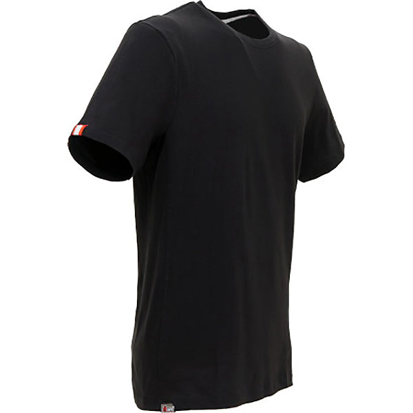 U-POWER T-SHIRT IN JERSEY DI POLYCOTONE ROAD COLORE BLACK CARBON