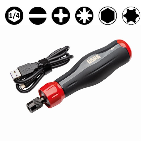 USAG  324 XP/B16 GIRAVITE ELETTRICO CON ASSORTIMENTO INSERTI BITS