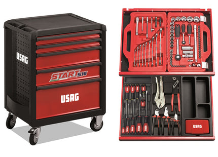 USAG  516 SP5B CARRELLO START ASSORTIMENTO 146 UTENSILI*