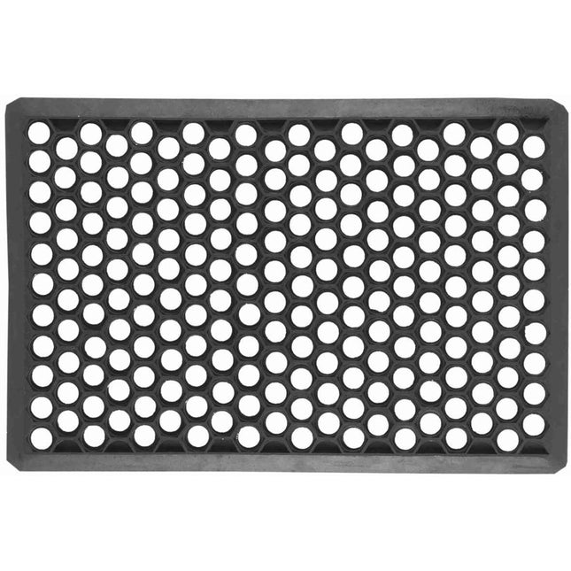 VELCOC ZERBINO IN GOMMA TRAFORATO MOD. DROP NERO CM40X70