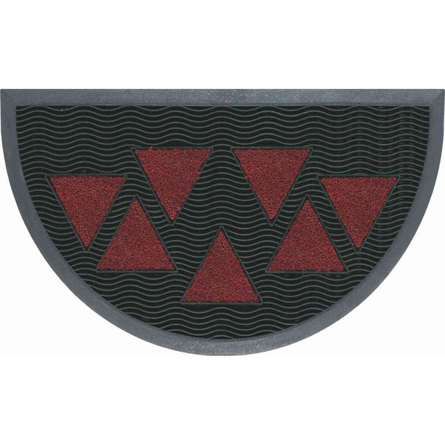 VELCOC ZERBINO A MEZZALUNA IN GOMMA E COCCO MOD. TEKNO CM44X79