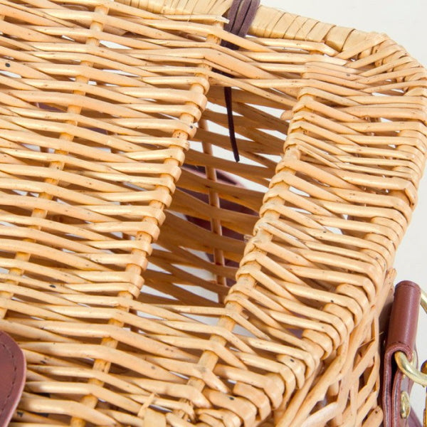 VERDELOOK CESTO PORTAFUNGHI CON COPERCHIO E TRACOLLA CM30X20X24H