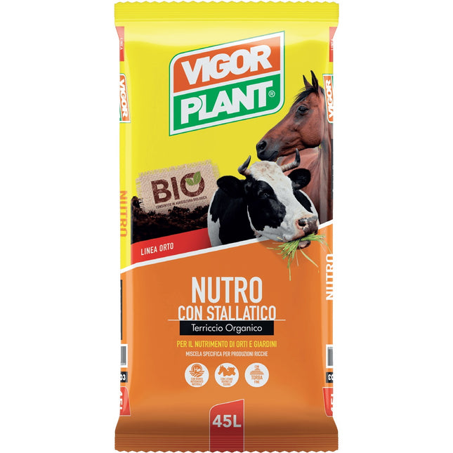 VIGOR PLANT NUTRO CON STALLATICO TERRICCIO ORGANICO LT45