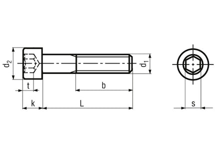 VITE TCEI IN ACCIAIO INOX A2 UNI 5931
