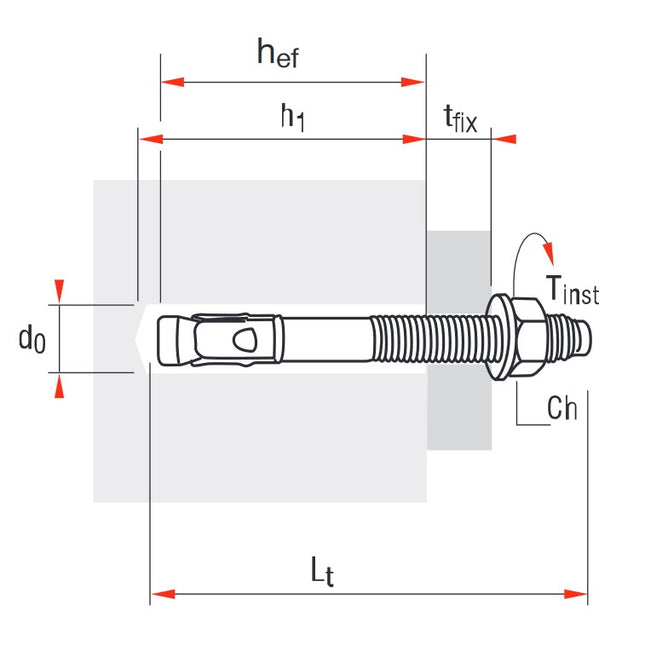 VORPA TASSELLO VE IN ACCIAIO CON 2 ANELLI