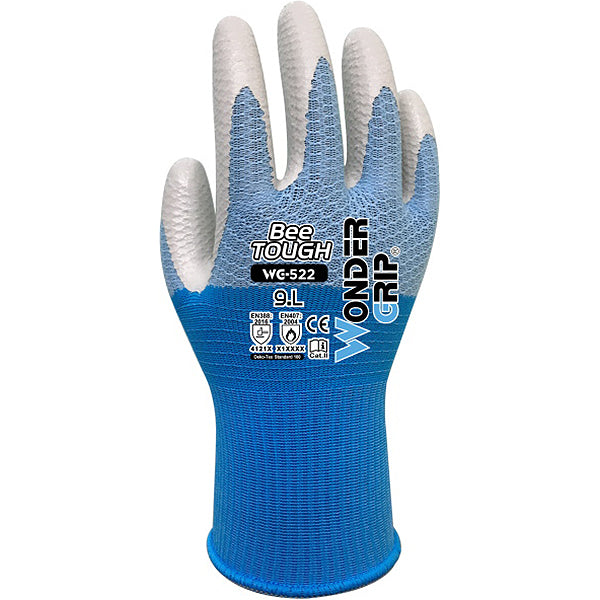 WONDER GRIP GUANTI MOD. WG-522W BEE-TOUGH COLORE AZZURRO/BIANCO