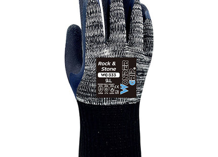 WONDER GRIP GUANTI MOD. WG-333 ROCK &amp; STONE COLORE BLU/NERO