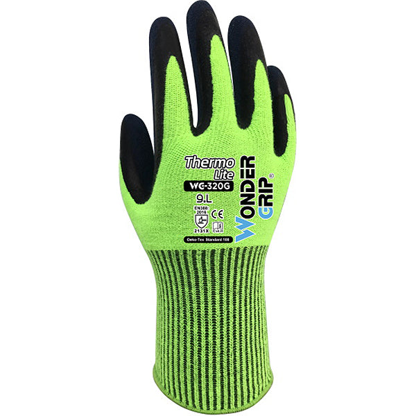 WONDER GRIP GUANTI MOD. WG-320G THERMO LITE COLORE VERDE/BLU