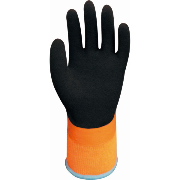 WONDER GRIP GUANTI MOD. WG-338 THERMO PLUS COLORE ARANCIO/NERO