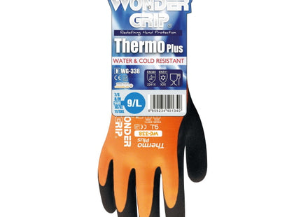 WONDER GRIP GUANTI MOD. WG-338 THERMO PLUS COLORE ARANCIO/NERO TG11