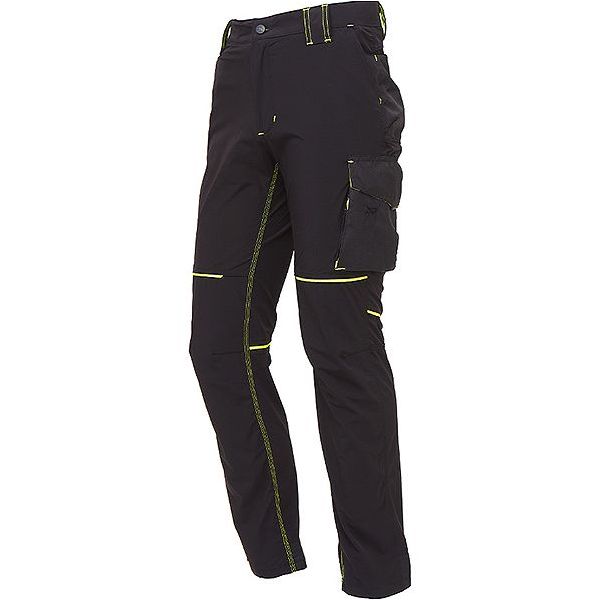 U-POWER PANTALONE IN TESSUTO WORLD COLORE BLACK CARBON