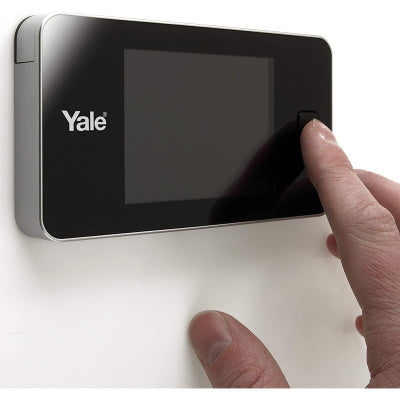 YALE SPIONCINO ELETTRONICO CON DISPLAY DIGITALE COLORE ARGENTO